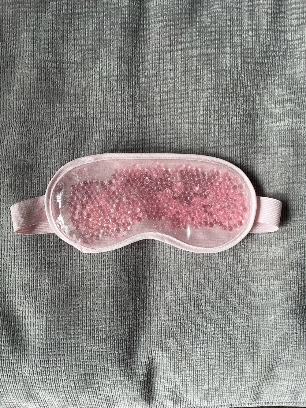 Urban Outfitters Pink Beaded Sleep Mask